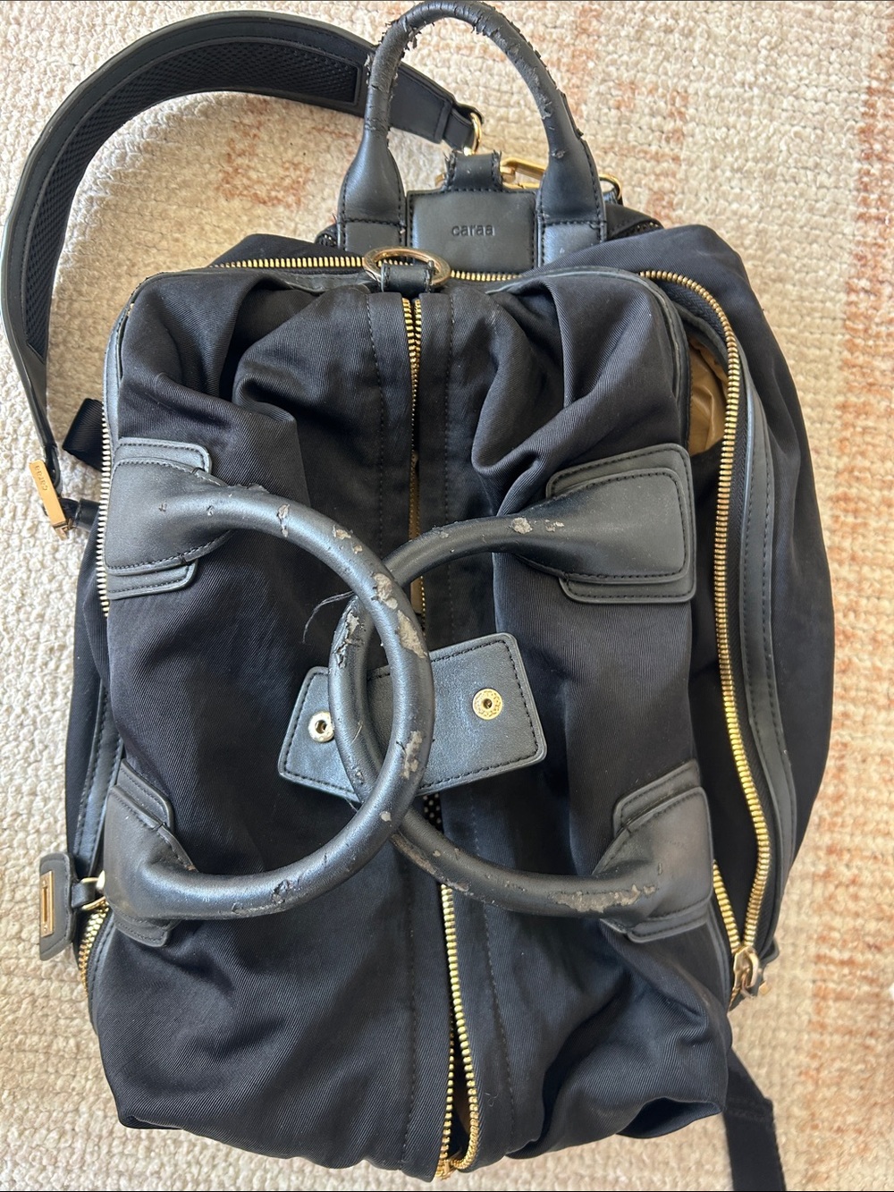 Caraa Black Backpak